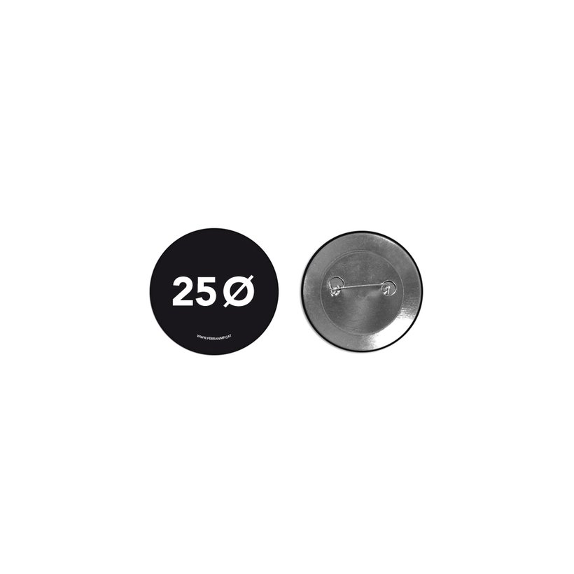 Custom Pinback Button. 25mm Ø