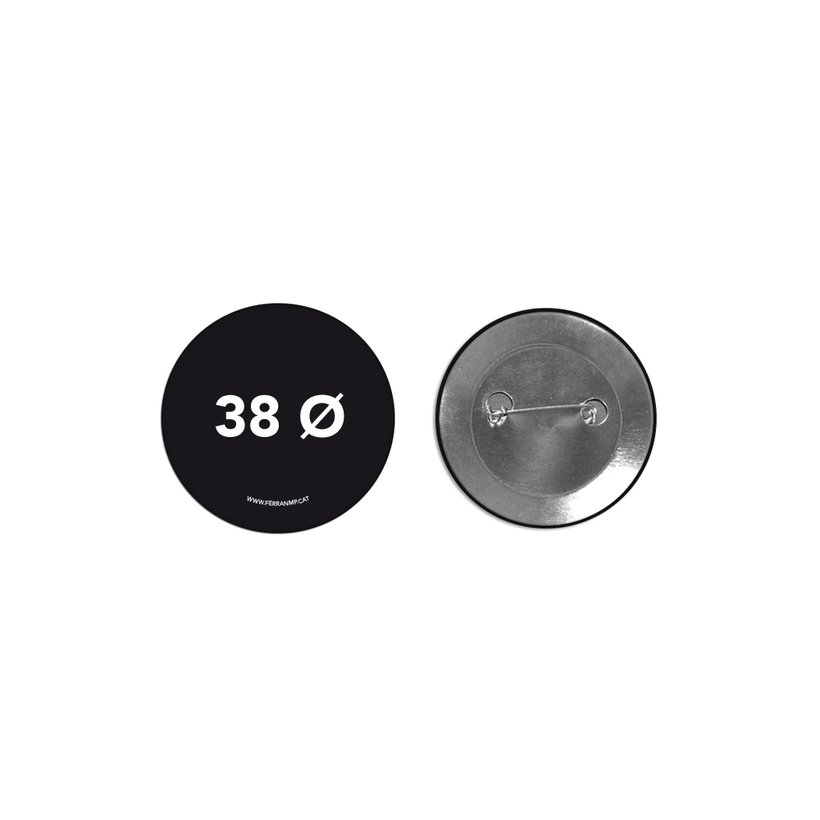 Custom Pinback Button. 38mm Ø